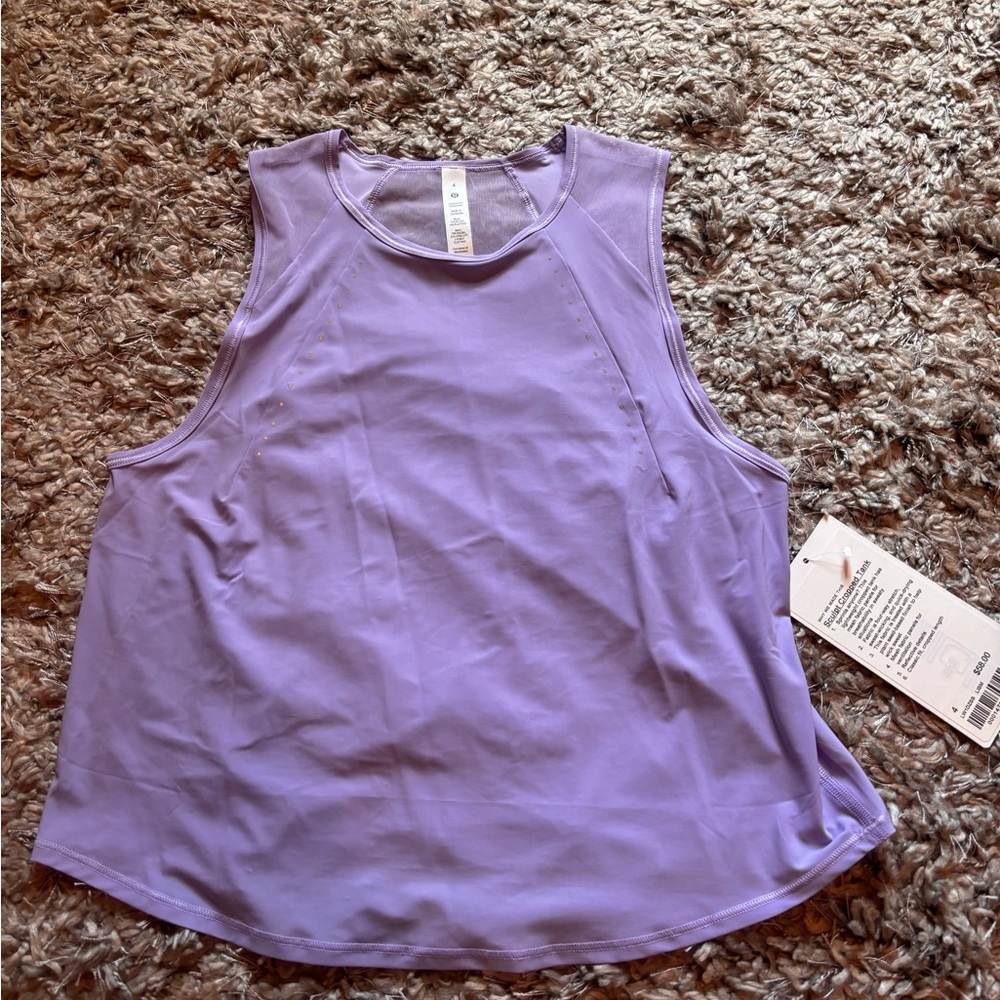 lululemon sculpt cropped tank NWT